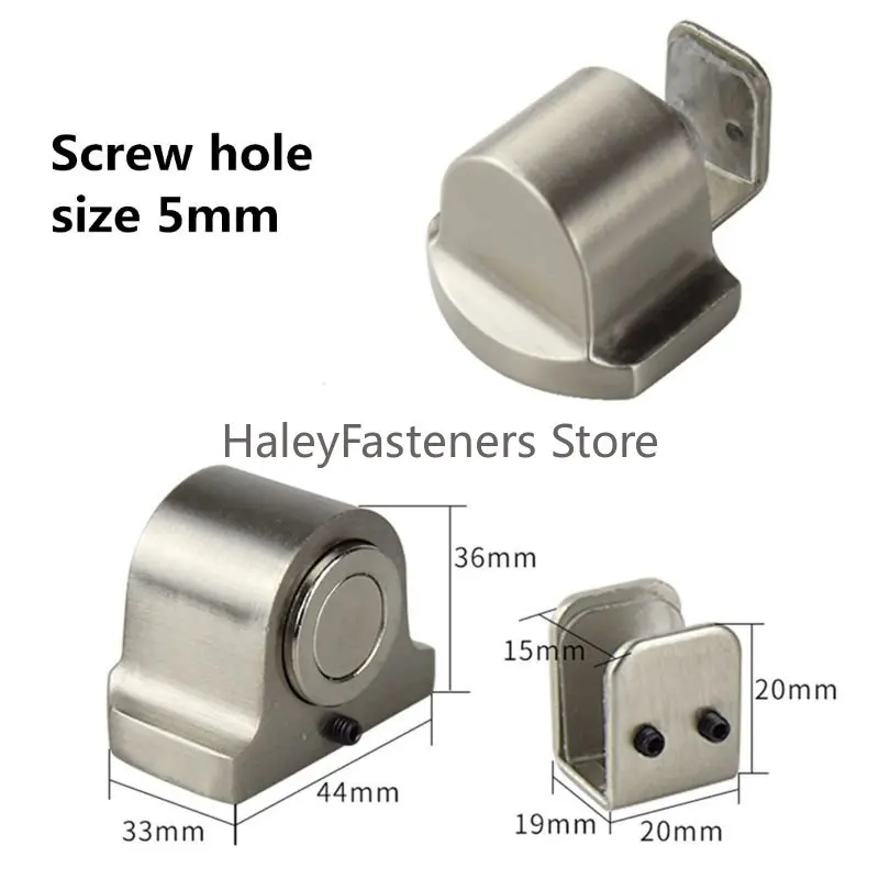 For Glass Doors Door Stop Casting Powerful Floor-mounted Magnetic Door Stopper