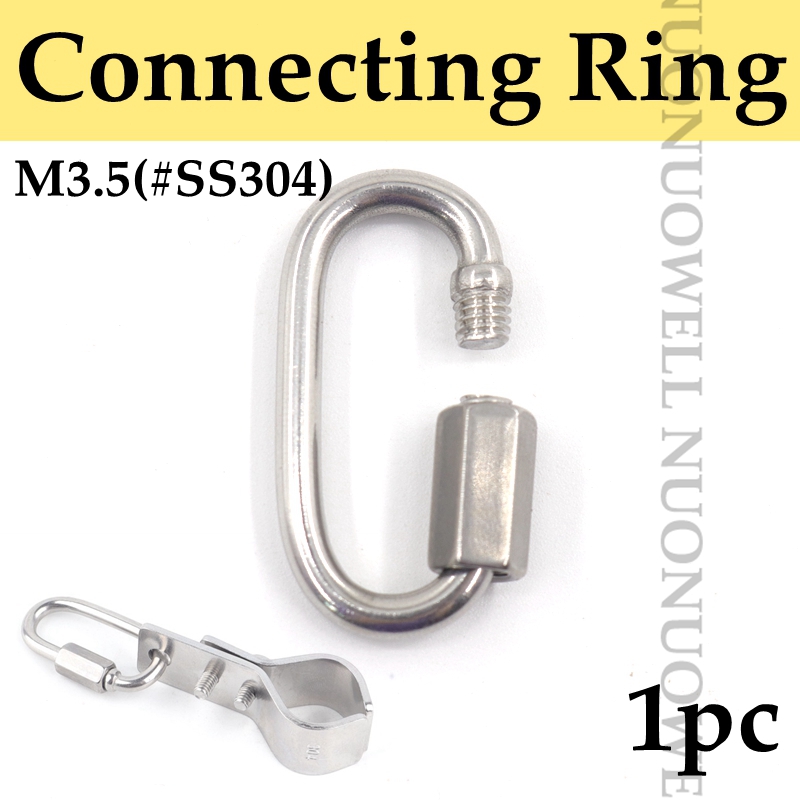 SS304 Installation Zubehör Sonnensegel Armaturen Halter Spannschloss Pulley Set Weichen Draht Seil Snap Haken Volle Ausrüstung: Connecting-1pc