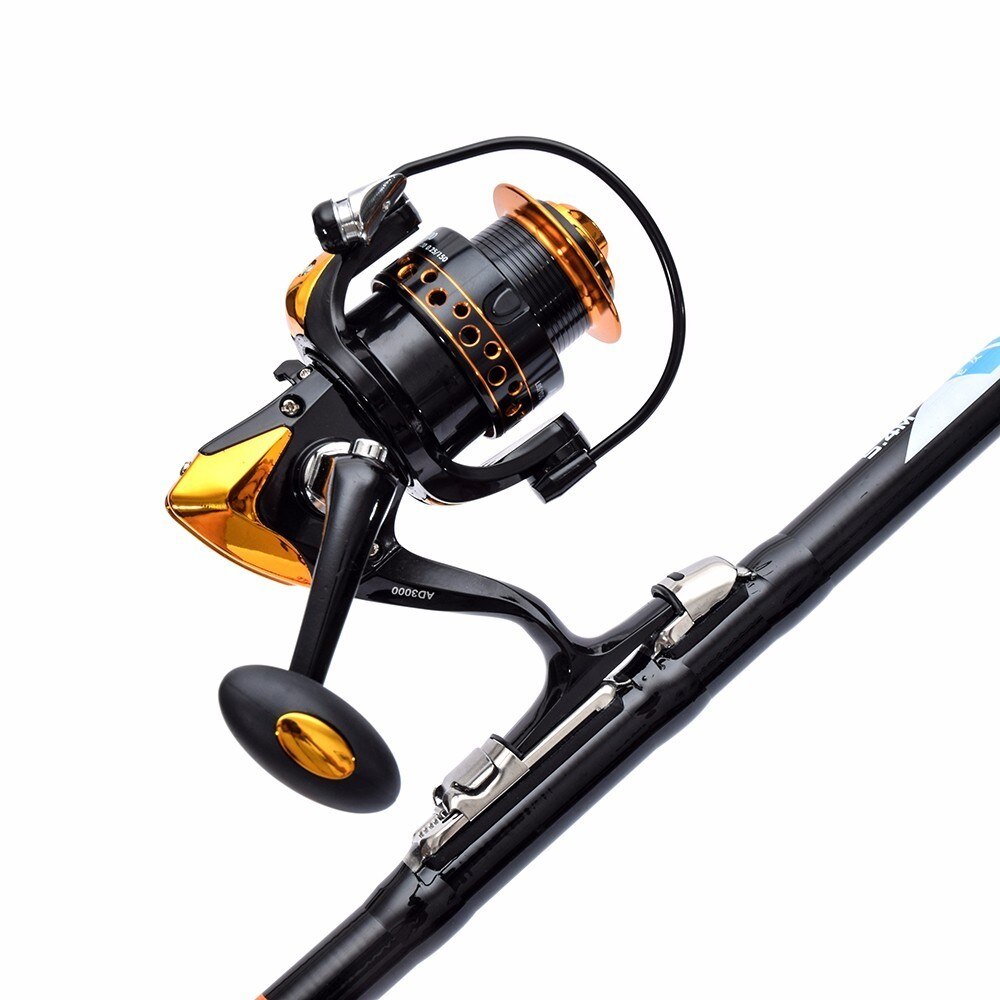 Orange Superhard Rock Fishing Rod Carbon Telescopic Rockies Rods 2.4m 2.7m 3.0m 3.6m 4.5m 5.4m 6.3m Spinning Pole