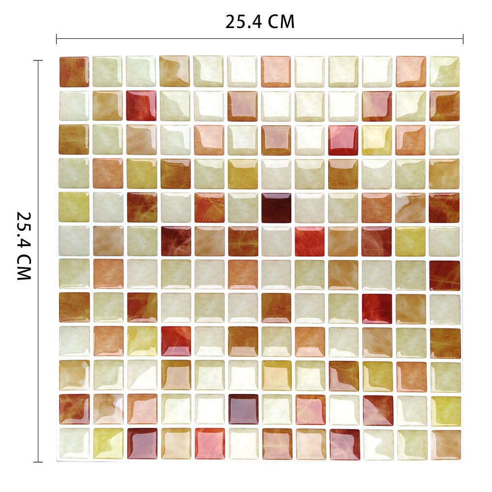 Premium Modern Self Adhesive Backsplash Mosaic Wall Tiles Sticker DIY Kitchen Bathroom Home Decor Vinyl