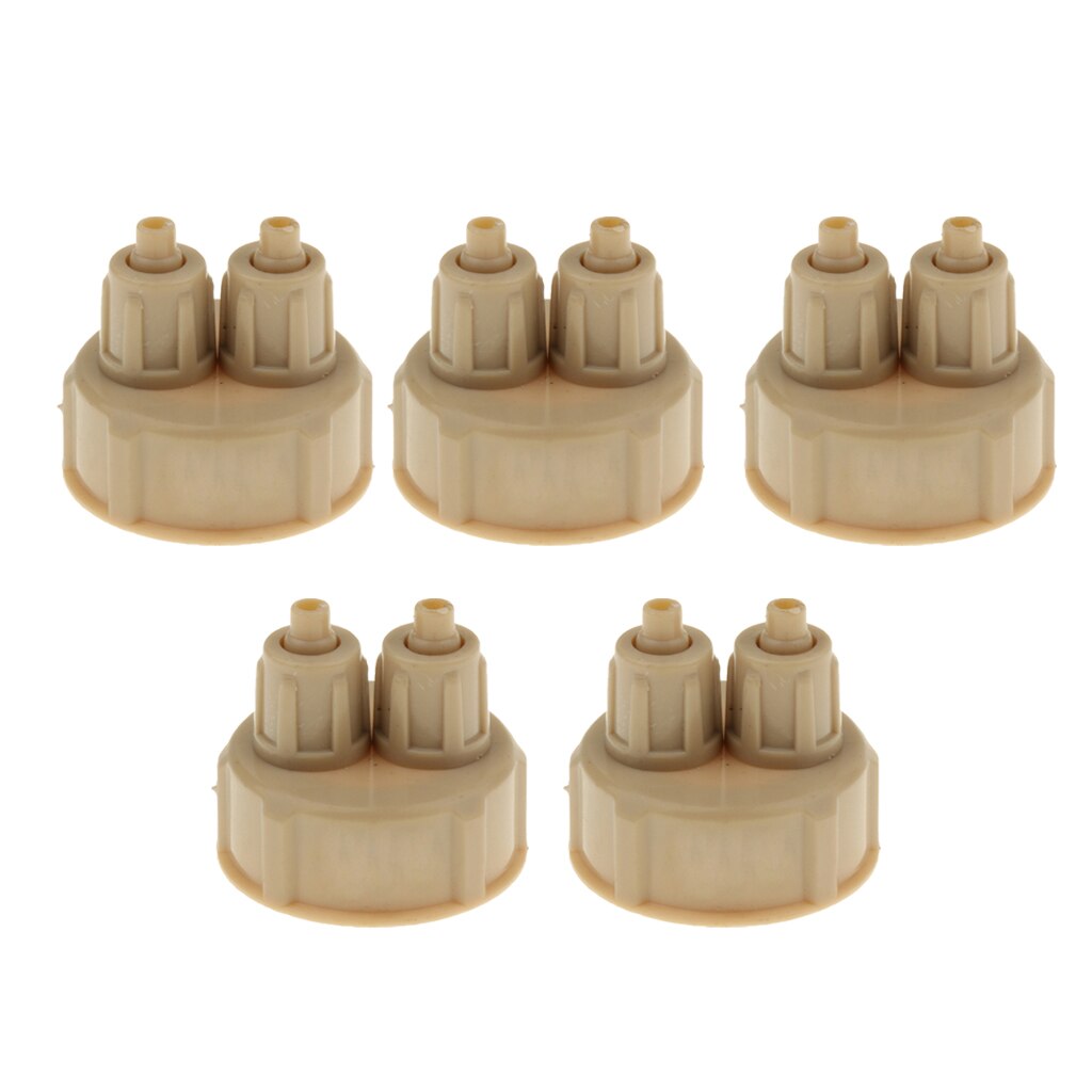 5x Aquarium Bottle Cap For Live Plant CO2 Diffuser Generator System DIY Tool