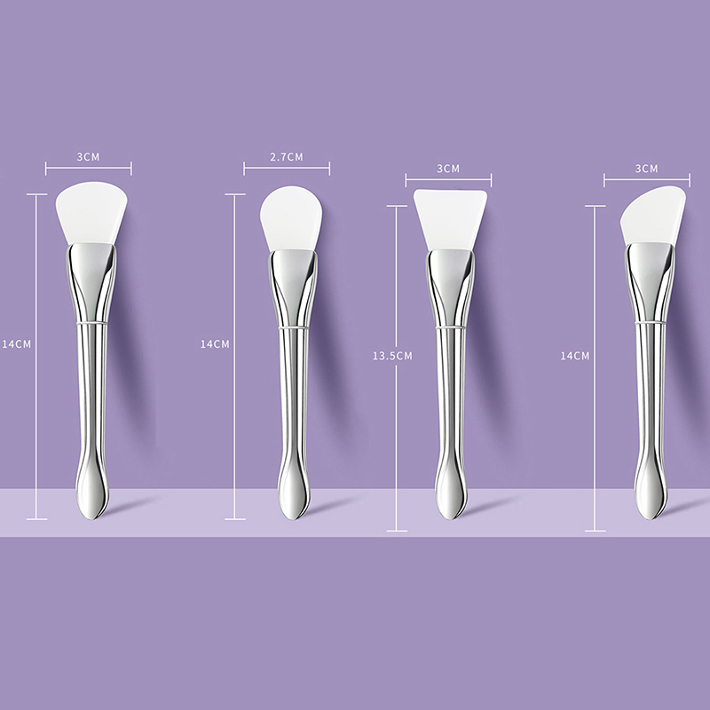 Sminkeverktøy multifunksjonell silikon ansiktsmaskebørste myk hår ansiktsbørste applikator for ansiktsmaske skjønnhetssalongbørster