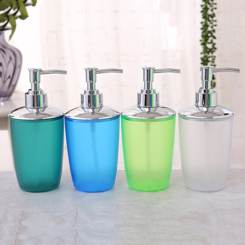 4 Stks/set Badkamer Accessoires Frosted Plastic Zeepdispenser Fles Zeepbakje Cup Tandenborstelhouder Set