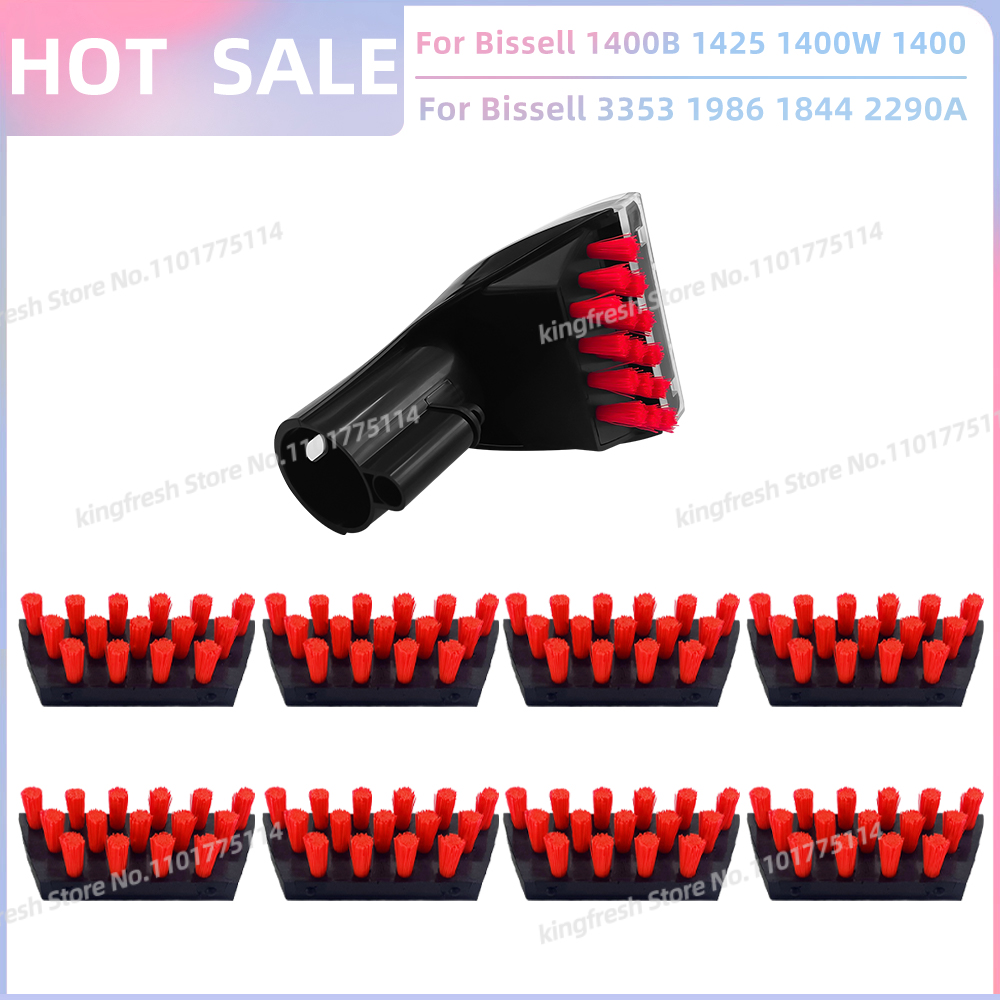 Fit For Bissell Little Green 1400B 1425 1400W 1400 1844 2290A 1425 1986 2458 3194 3353 3588F Series Replacement Brushes: Orange