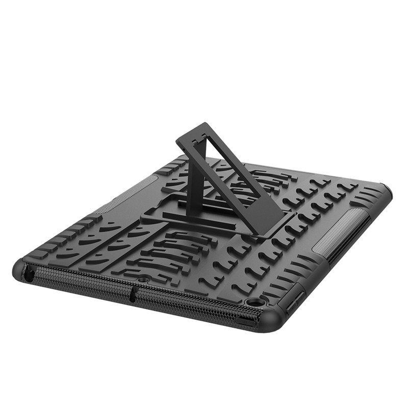 Til ipad air 1 etui, ipad 5/6th gen 9.7 tommer panseret etui, kraftigt cover til ipad 9.7, tpu+pc panseret stativ 2 tablet etui