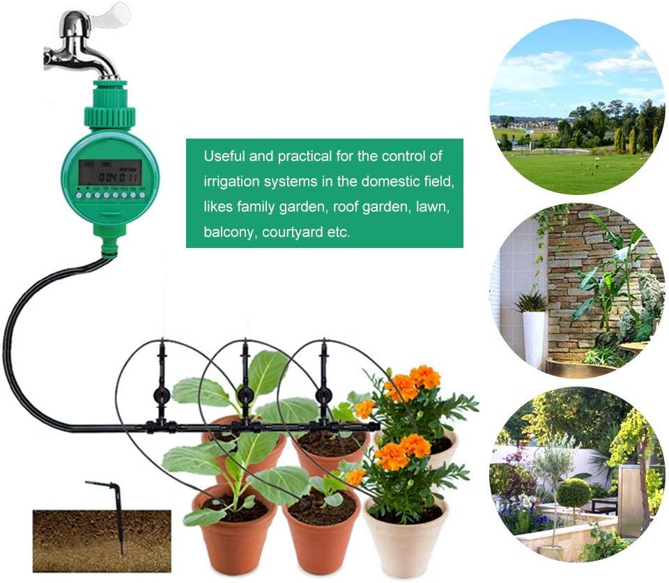 LCD Display Electronic Garden Watering Timer Autom... – Vicedeal