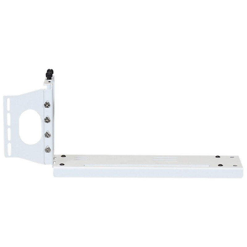 Soporte de tarjeta gráfica Vertical GPU, Kit de Soporte para tarjeta vídeo VGA, negro/blanco: Negro