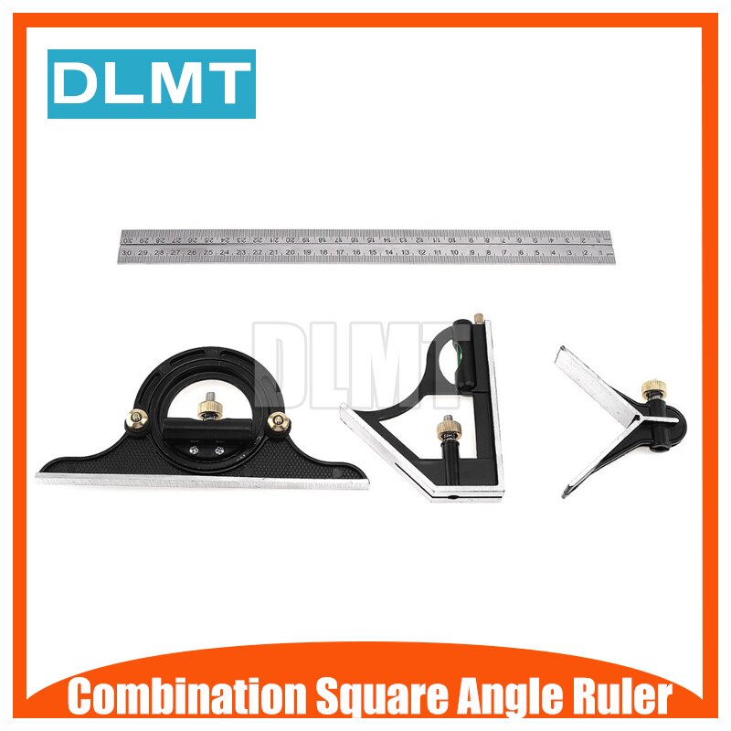 multi-function combination square ruler 300mm carpenter tools Combination Stainless Steel Square Angle Ruler