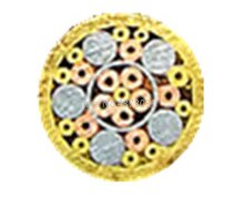 Remaches de pasador de mosaico de 6mm para tornillo de mango de cuchillo, remaches de mosaicos de latón, tubo de acero para uñas, más , estilo exquisito, longitud de 90mm: Gris