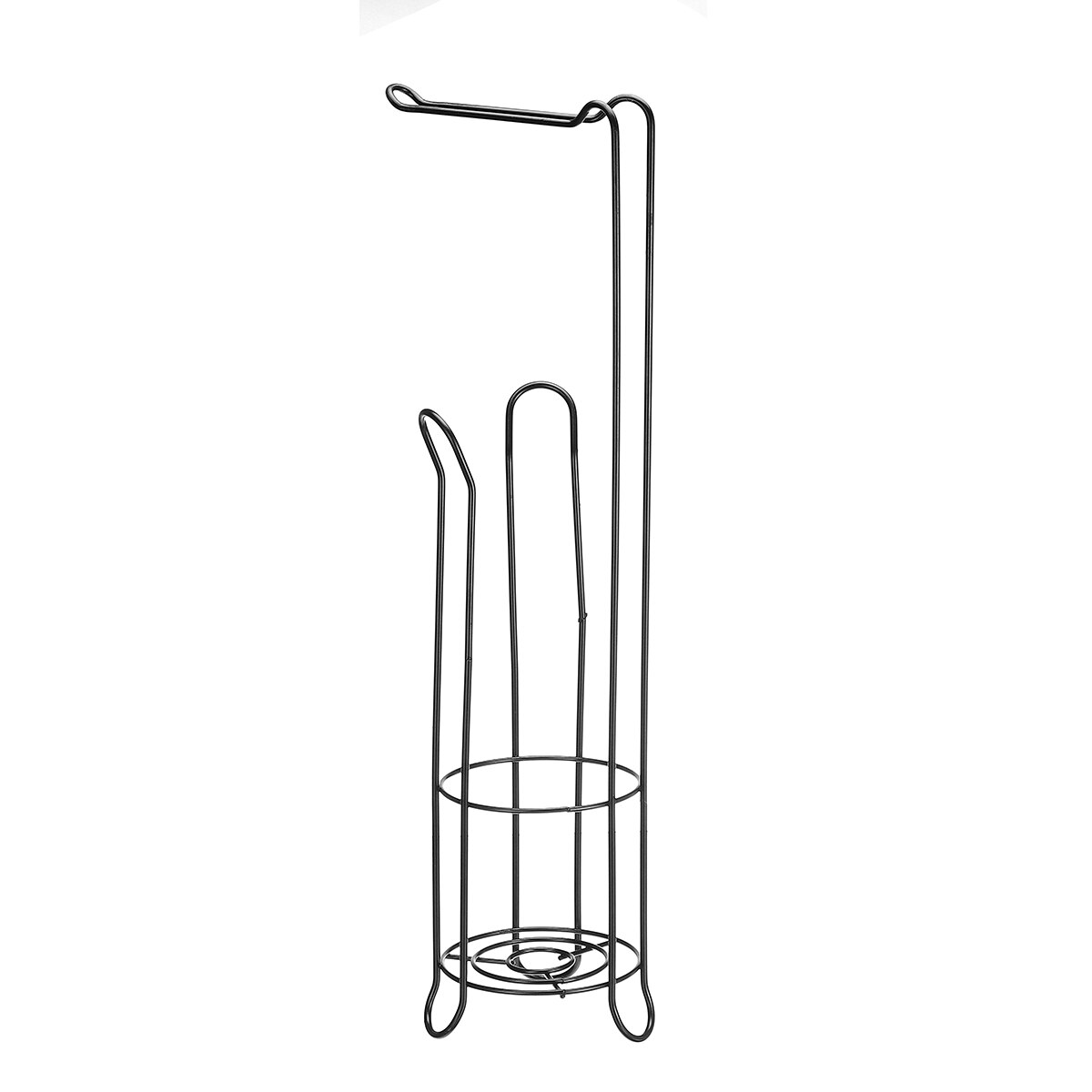 60x12cm Stainless Steel Kitchen Paper Roll Stand Toilet Paper Towel Storage Stand Organizer Rack Bathroom Vertical Roll Holder