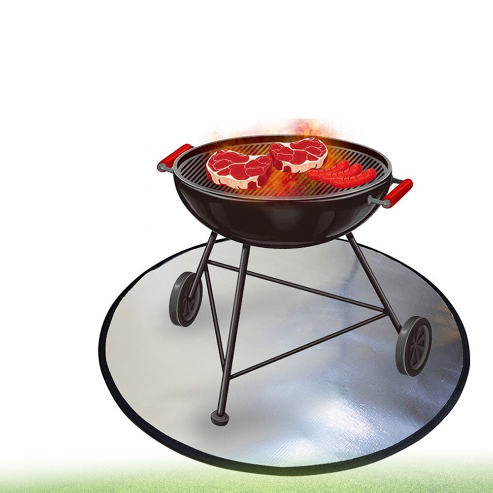 Esteira à prova de fogo da almofada do assoalho do bbq para a resistência de fogo protetora isolada térmica do piquenique