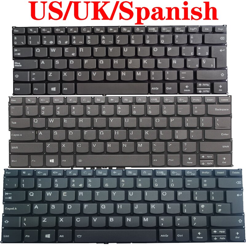 US/UK/SP/Spanish laptop keyboard for LENOVO Yoga C740-14 C740-14IML S740-14 C340-14 C340-14API ThinkBook 13s-IWL 13s-IML 14s-IWL