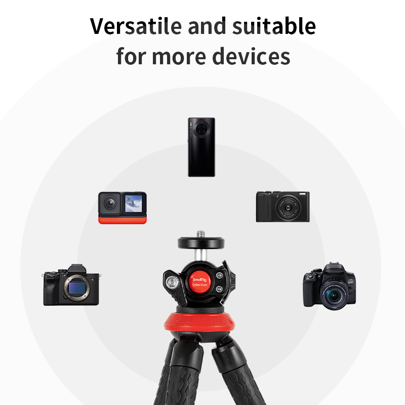 SmallRig Octopod Tripod Selection Portable Flexible for IPhone 13 Pro Mini Camera Tripod Phone Holder Clip Stand DT-01 3255