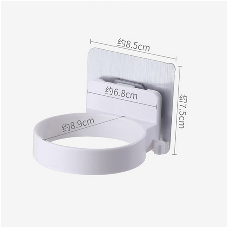 1Pc Föhn Houder Plank Opslag Muur Gemonteerde Haardroger Rack Organizer Abs Badkamer Armatuur Hardware Home Toilet Accessoires