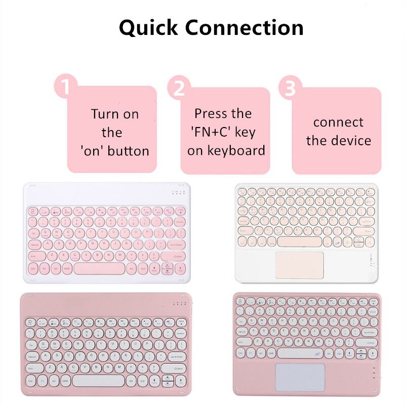 For IPad 7th 8th 9th Generation tablet Keyboard for IPad 10.2 Pro 11 Air 4 10.9 Air 2 Air 9.7 Keyboard Funda