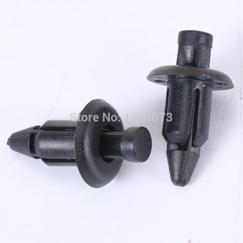 Rivets de fixation en plastique pour Yamaha YZF R1 R6 et GSXR 100, 1300,1000,750,600 pièces, 6mm