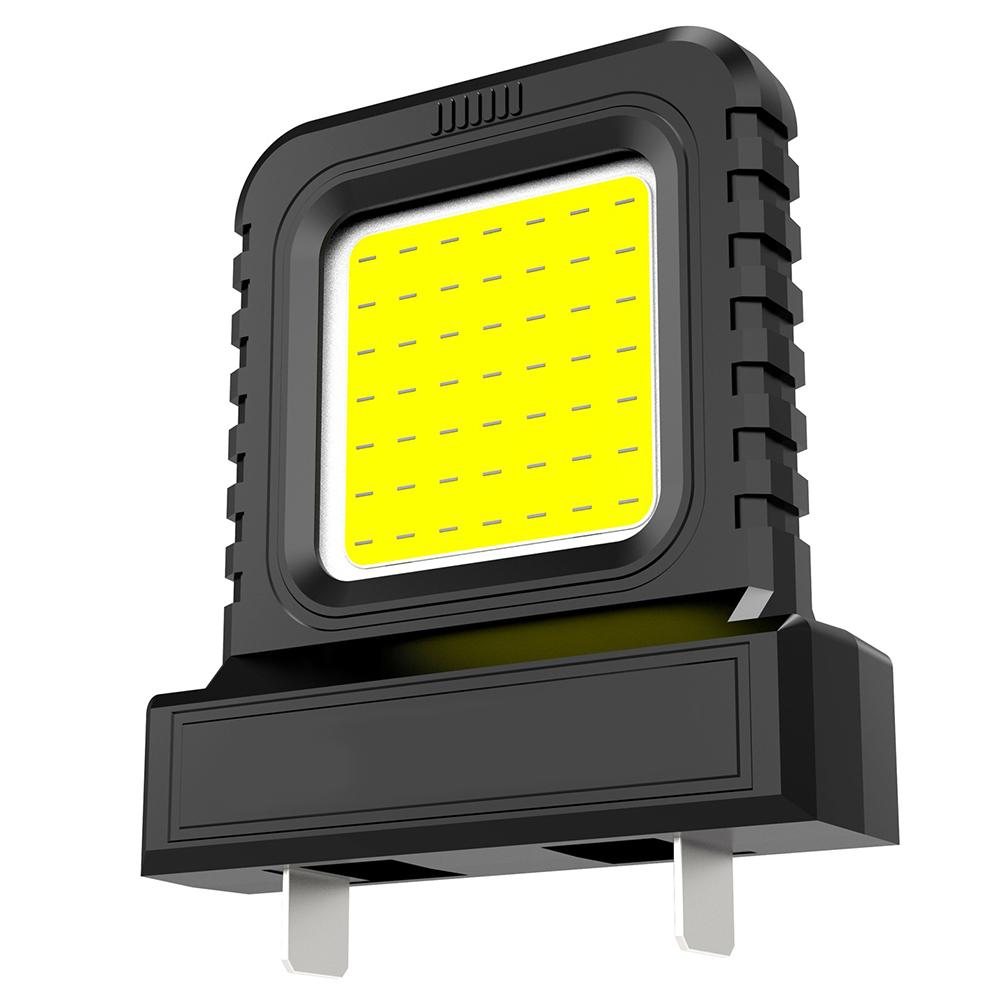 Herramienta eléctrica de 21V, batería de litio, iluminación LED Universal, luz de trabajo de reparación de automóviles, reflector, uso de construcción al aire libre a largo plazo: Negro