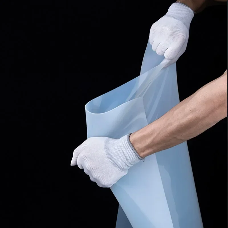 1 ST Siliconen Rubber Plaat Plaat Mat Hittebestendig Clear Pakking Transparant Dikke 0.5 1 2 3 4 5mm