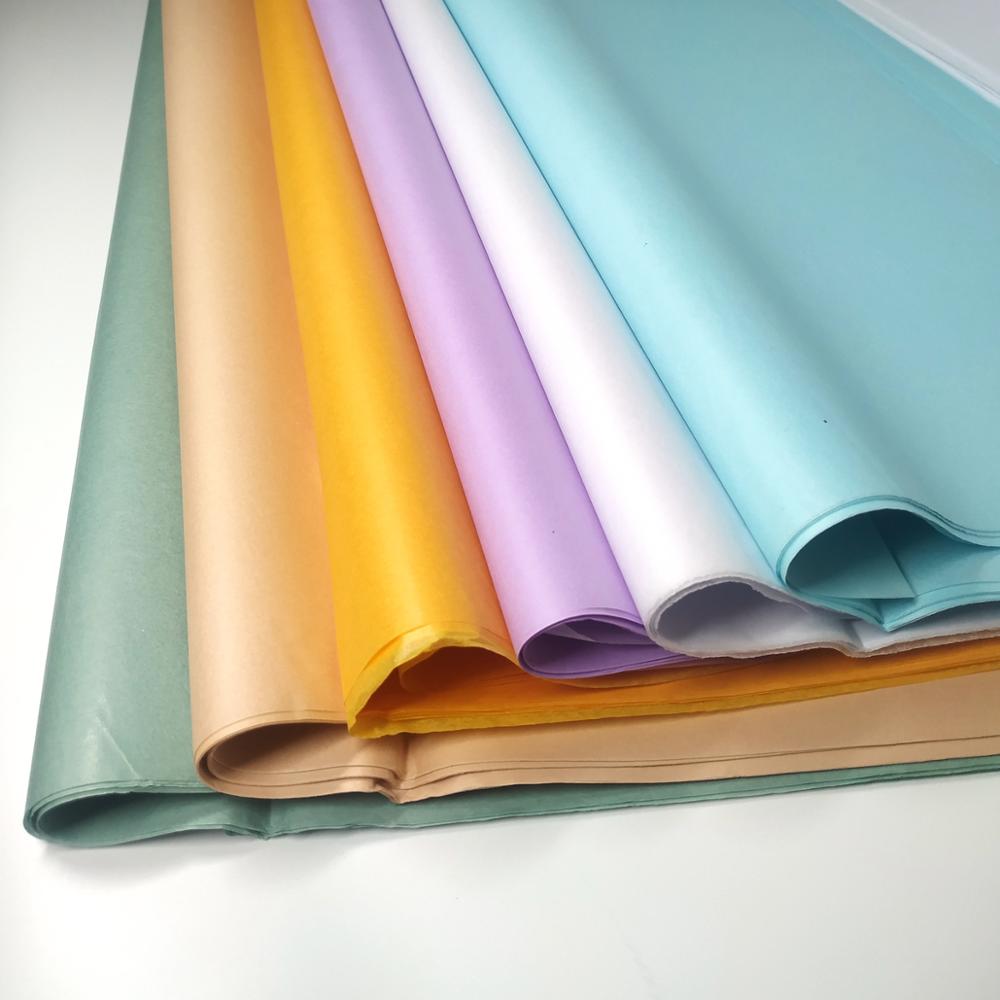 40 vellen/pak kleding bloemen verpakking papier bloemist verpakking tissue ambacht eenkleurige boeket verpakking