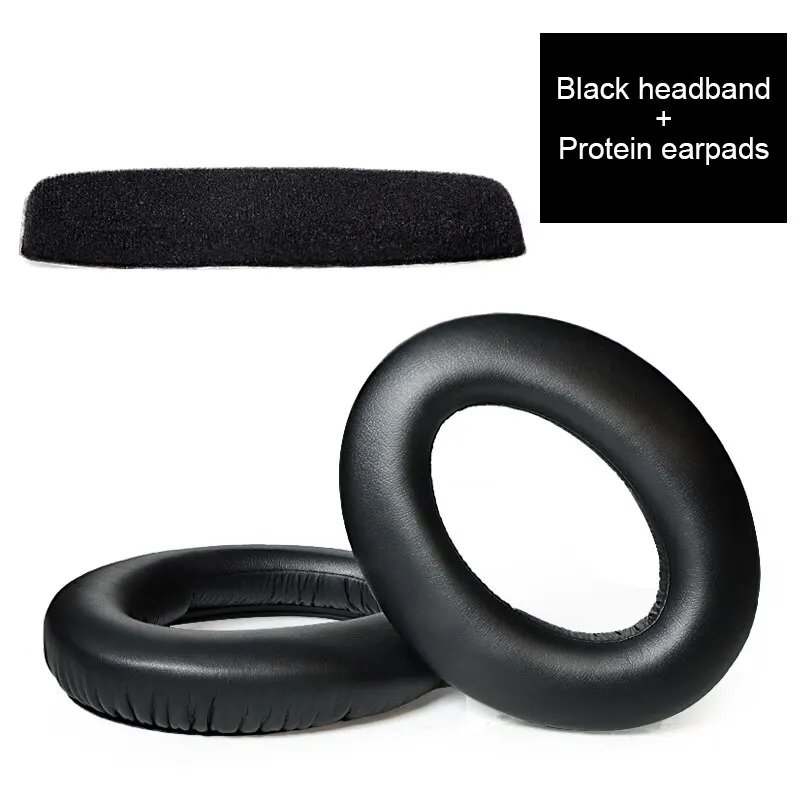 Coussinets d'oreille de remplacement, coussin de bandeau pour casque Sennheiser HD515 HD518 HD555 HD558 HD595: IVOIRE