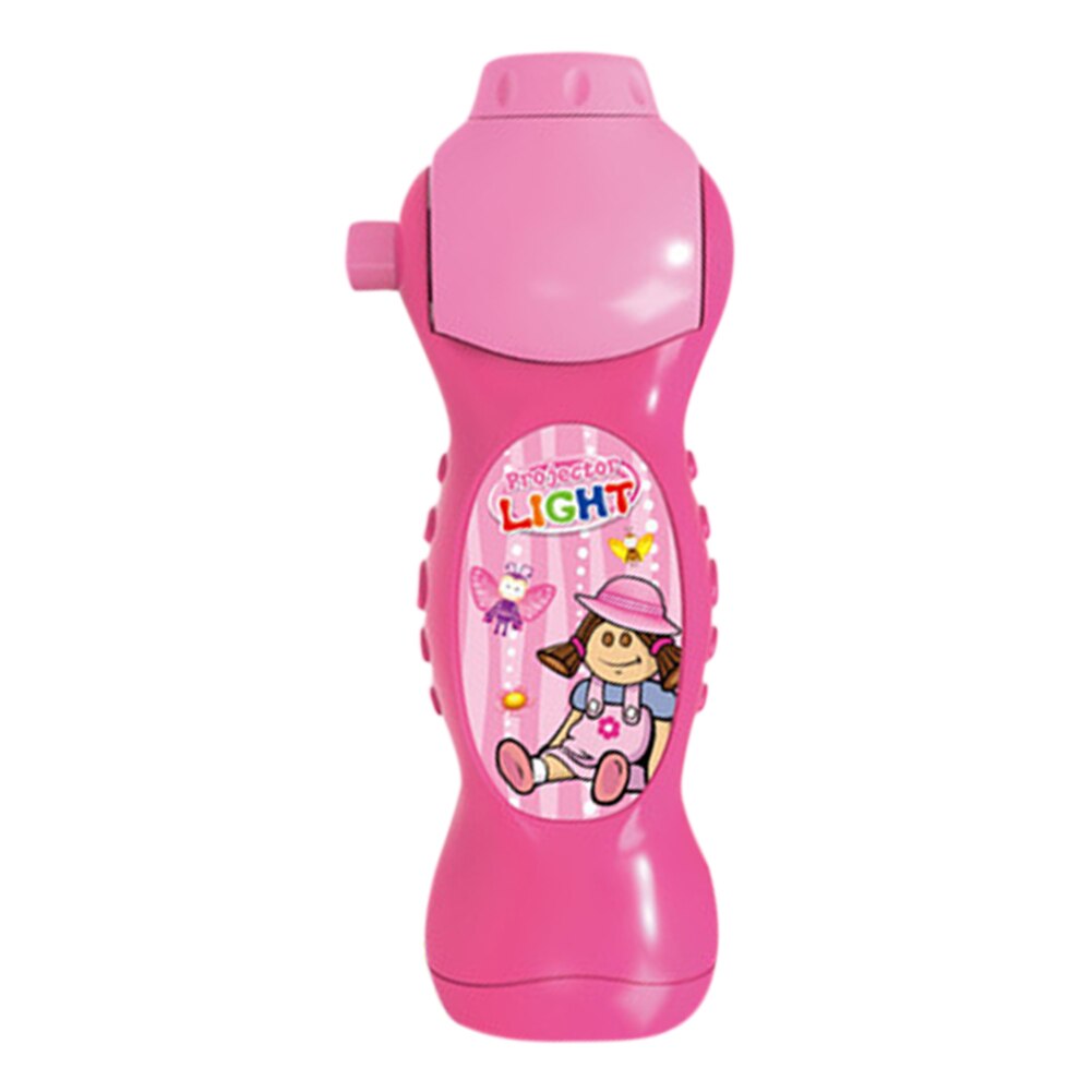 Drôle enfants bande dessinée lampe Projection lampe de poche jouets éducatifs Puzzle heure du coucher jouets amusants projecteur voir les Images lampe de Projection: Girl