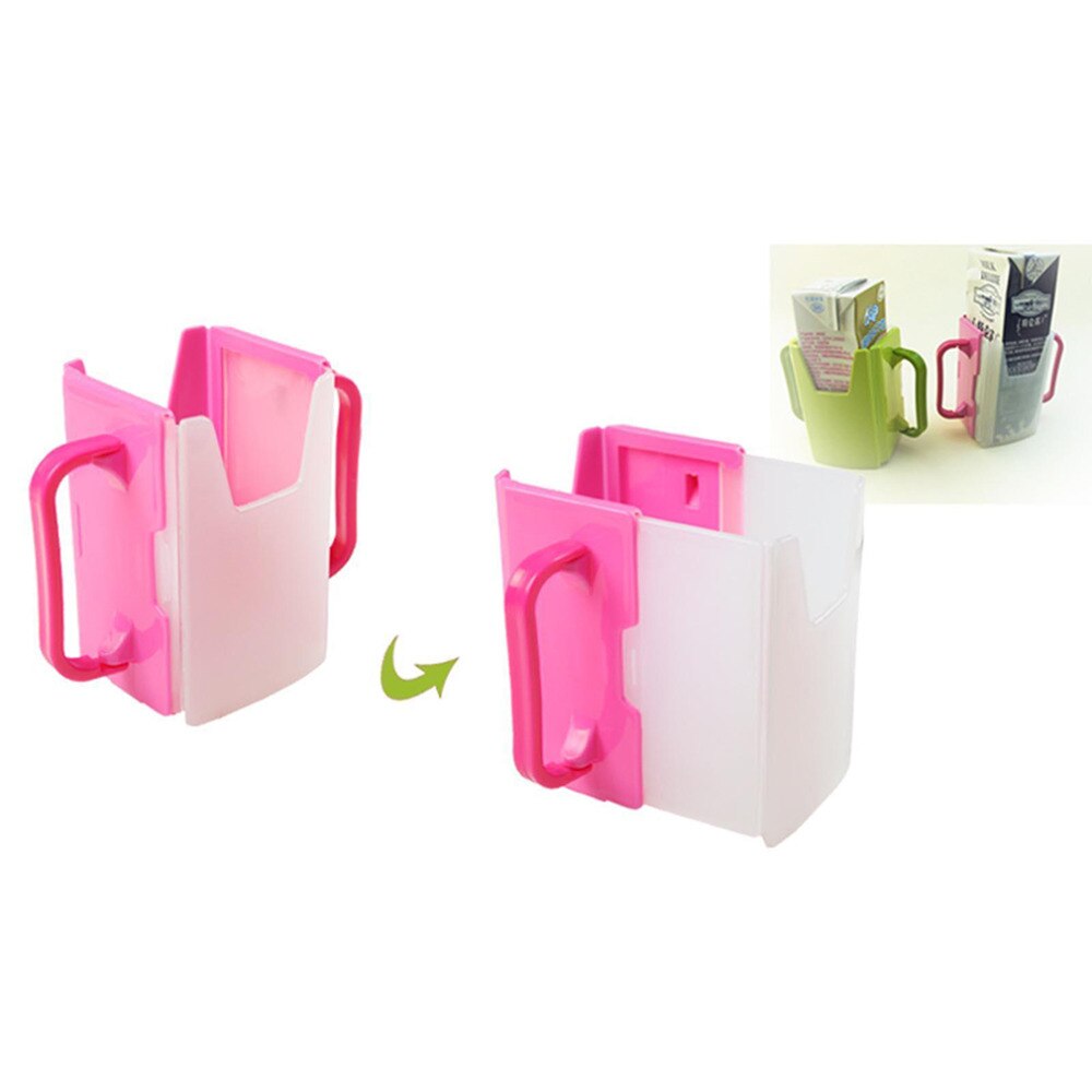 Fucntion justerbar säker småbarn praktisk självhjälp juice mjölk låda dricka låda hållare kopp för baby barn handtag leverans