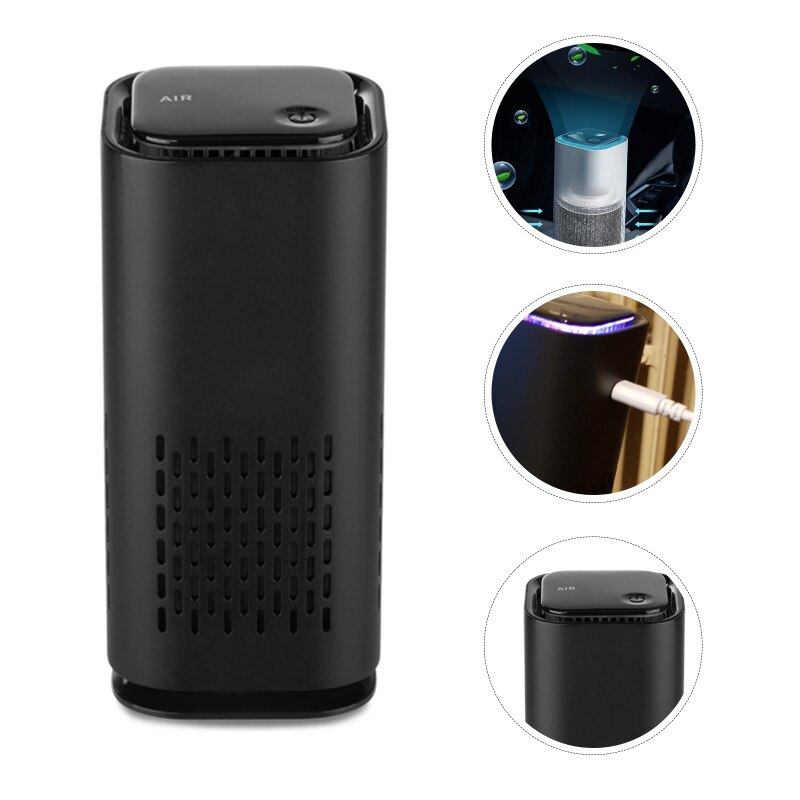 Mini Car Air Purifier Anion Triple Purification Activated Carbon Air Cleaner Fresh Home Bedroom Smoke Formaldehyde Remover