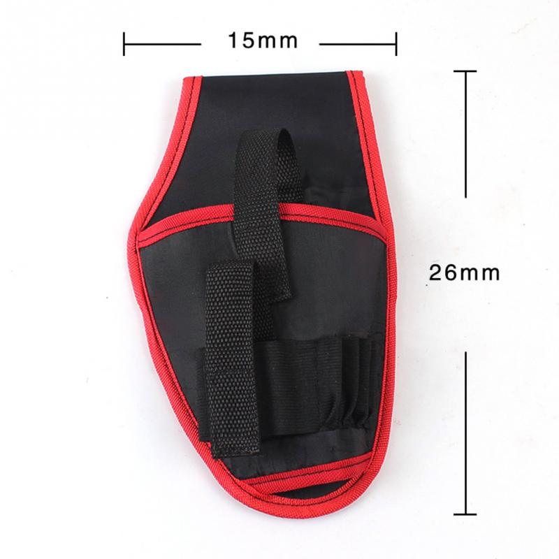 Drill Waist Tool Belt Bag Tools Carry Pouch Portable Cordless Drill Holder Pocket Drill Cordless Screwdriver Waist Tool Bag