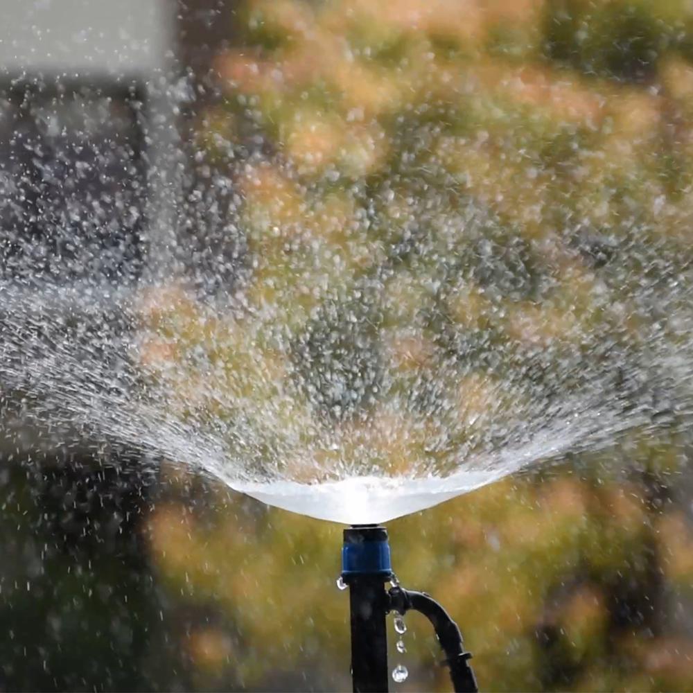 30-500PCS Adjustable 1/4 Irrigation Misting Dripper 360degree Sprinkler Drip Watering Tool 4/7mm Hose Garden Yard Greenhouse