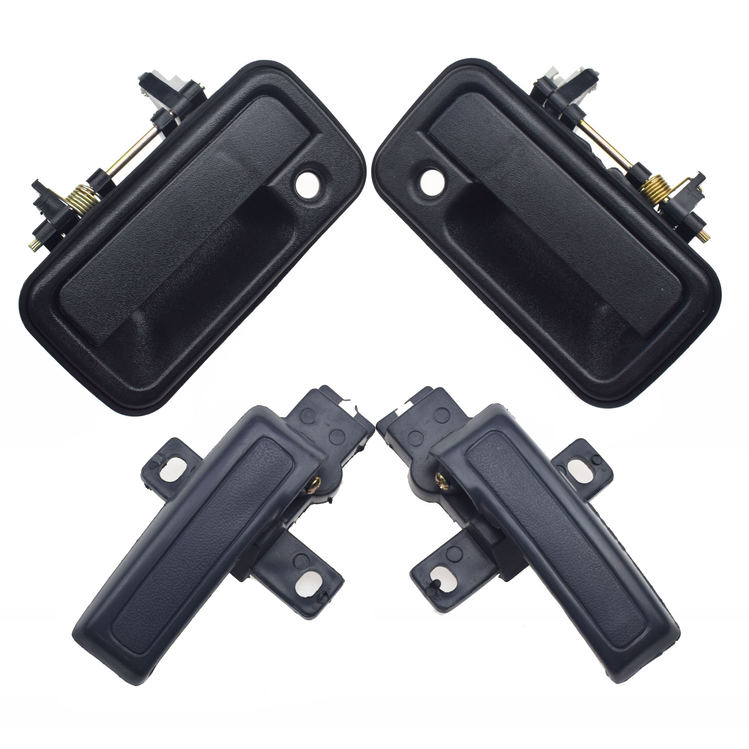 Manija de puerta Interior y Exterior para Isuzu Trooper, manija delantera izquierda derecha, Kit LH RH para camioneta, Amigo, Rodeo y Honda, pasaporte: Kit 001 / Front Left Right Kit