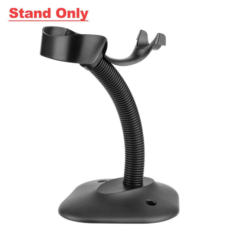 Scanner di codici a barre 2D Wireless Holyhah A66 con supporto e lettore di codici a barre QR 1D/2D cablato A6 PDF417 per terminale POS inventario: Stand Only