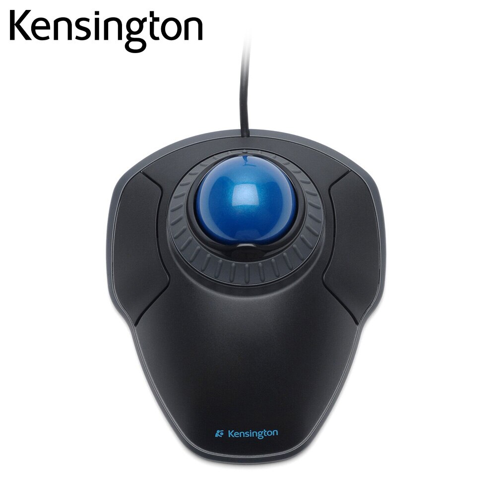 Kensington Original Orbit Trackball Mouse with Scroll Ring Optical USB for PC or Laptop with Retail Packaging K72337 K72500