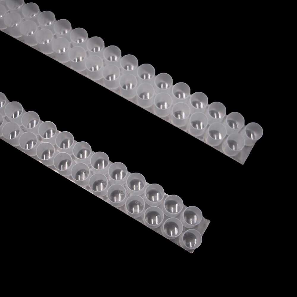 15PCS Beekeeping Royal Jelly Strip Double Rows Hole Holes Bee Milk Pulp Collect Container Plastic Bees Tools Equipment Supplies