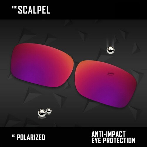 OOWLIT Lenses Replacements For Oakley Scalpel OO9195 Sunglasses Polarized - Multi Colors: Midnight Sun