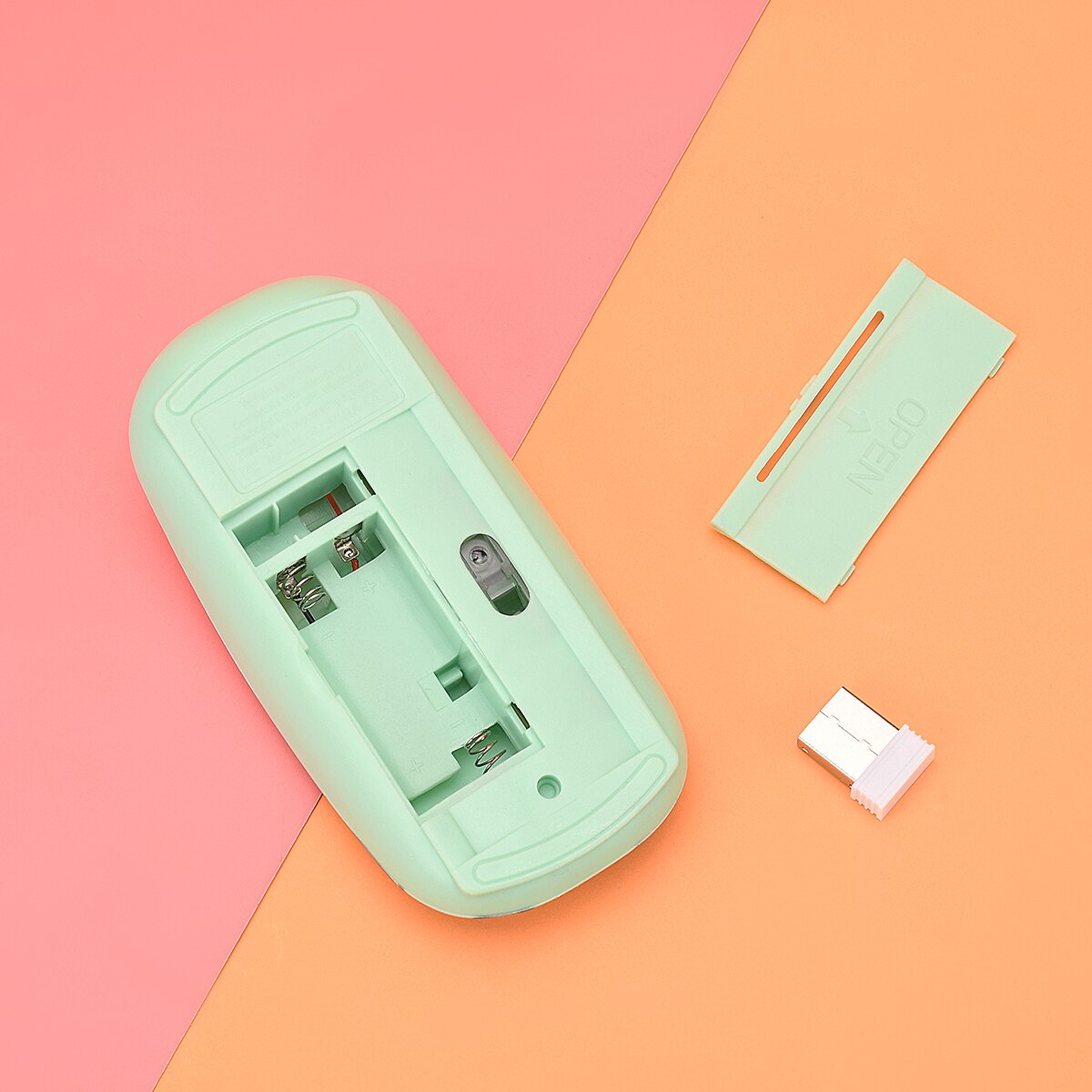 Draagbare Notebook Draadloze Muis Leuke Desktop Computer Kantoor Optische Draadloze Muis Met Usb-ontvanger