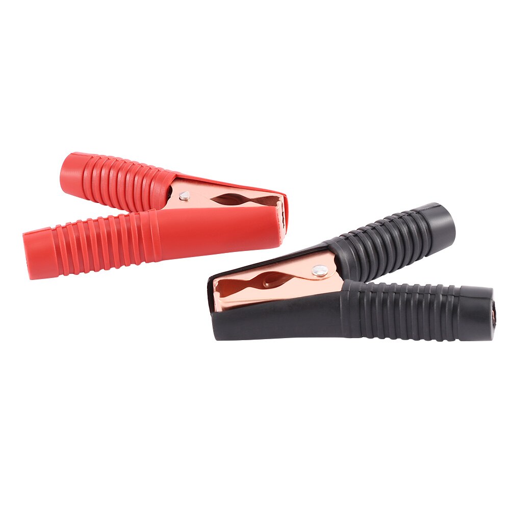 1Pair 100A Red Black Battery Test Clamps Alligator Clips Crocodile Clip Connectors Electrical Equipment Car Battery Terminals