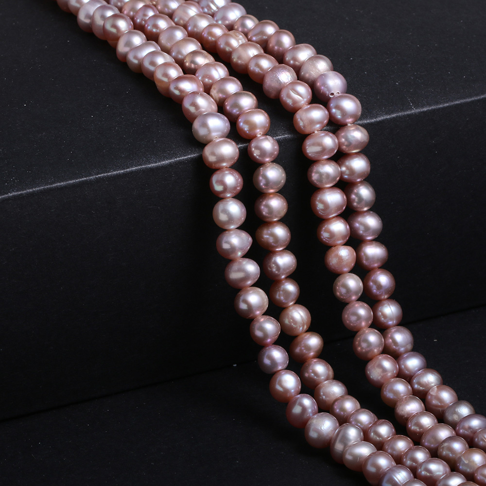 Aa mindre pletter naturlige ferskvandsperler løse spacerperler til smykkefremstilling forsyninger gør-det-selv halskæde armbånd tilbehør