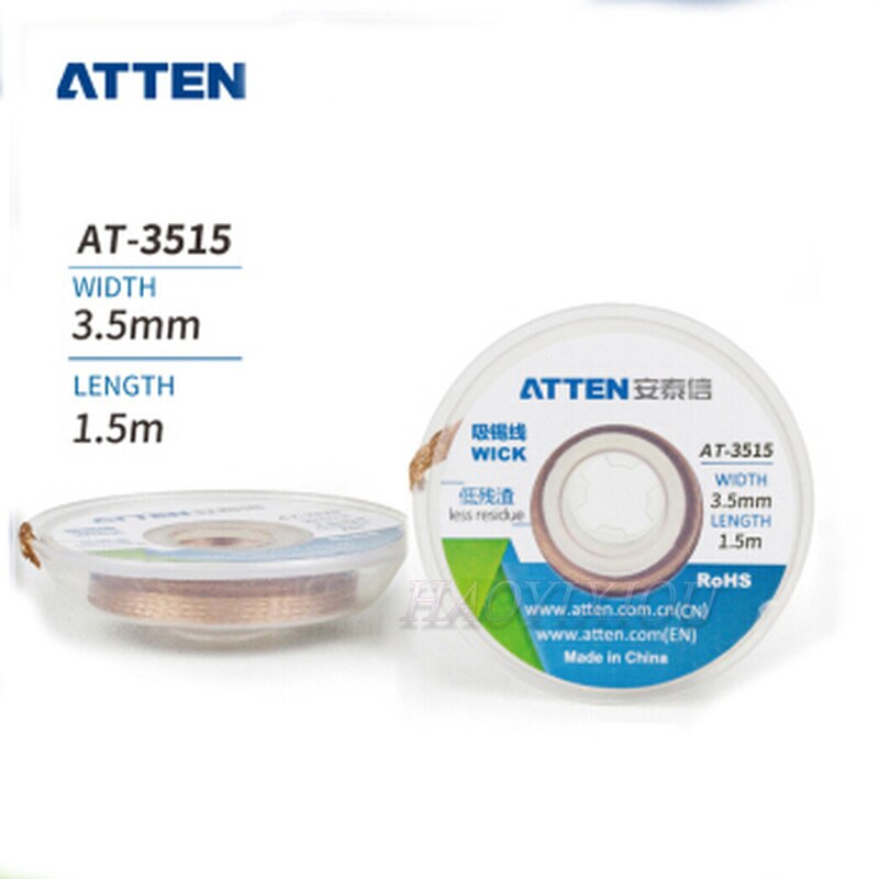 ATTEN – fil d&#39;aspiration AT-1.5/AT-0815/AT-1515/AT/AT-2515/AT-3515, longueur 1515 m, largeur 1.5mm, 1.5m