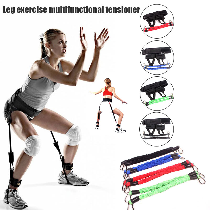 Vertical Resistance Bands Set Jump Bounce Trainer Device Leg Strength Training for Agility Speed Basketball Fitness Equipment