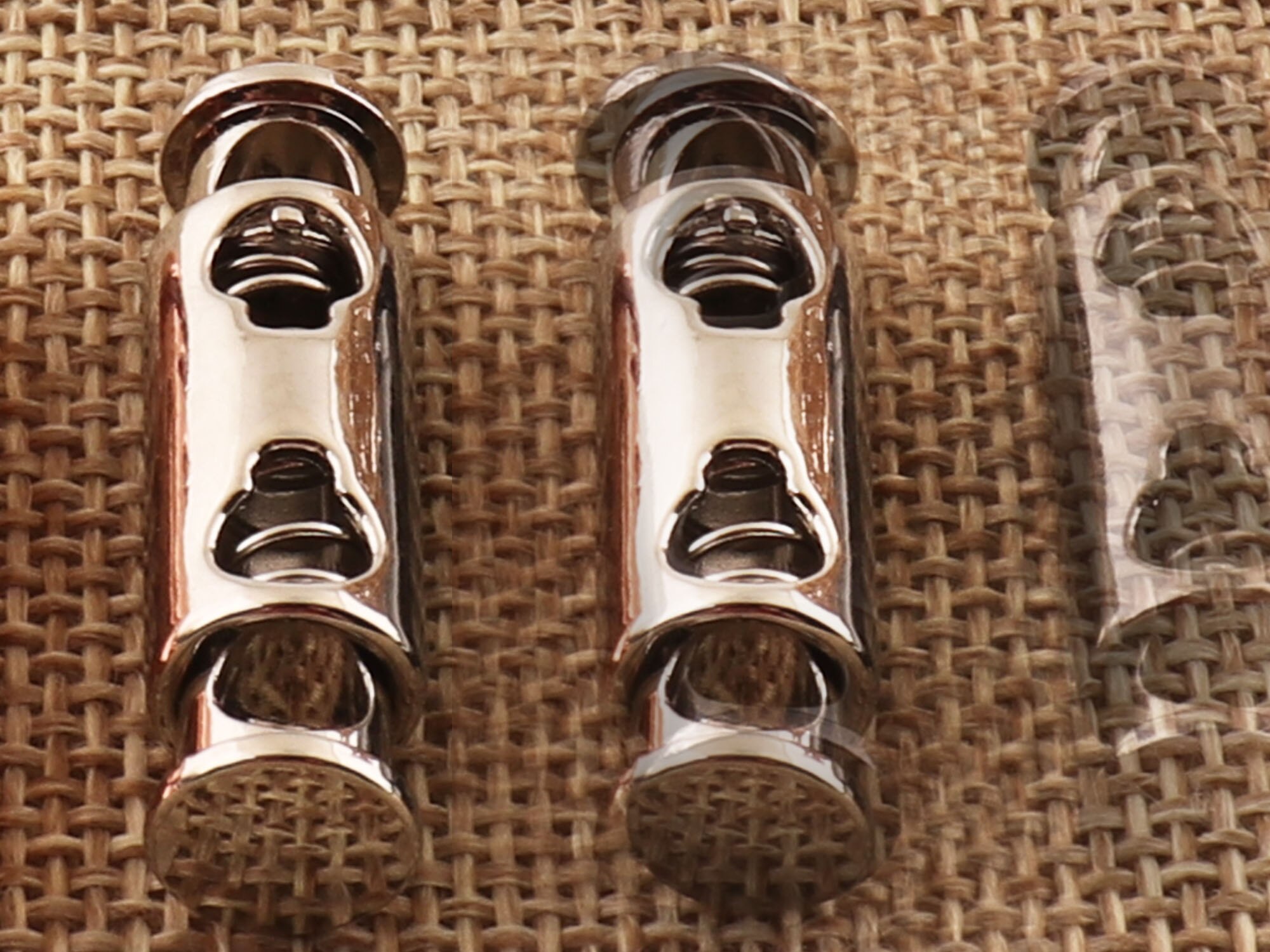 8 pcs Rose Gold/Silver/Gunmetal Double Barrel Toggle Cord Lock Stopper Rope Buckle,Spring Buckle Cylinder Stopper: Silver