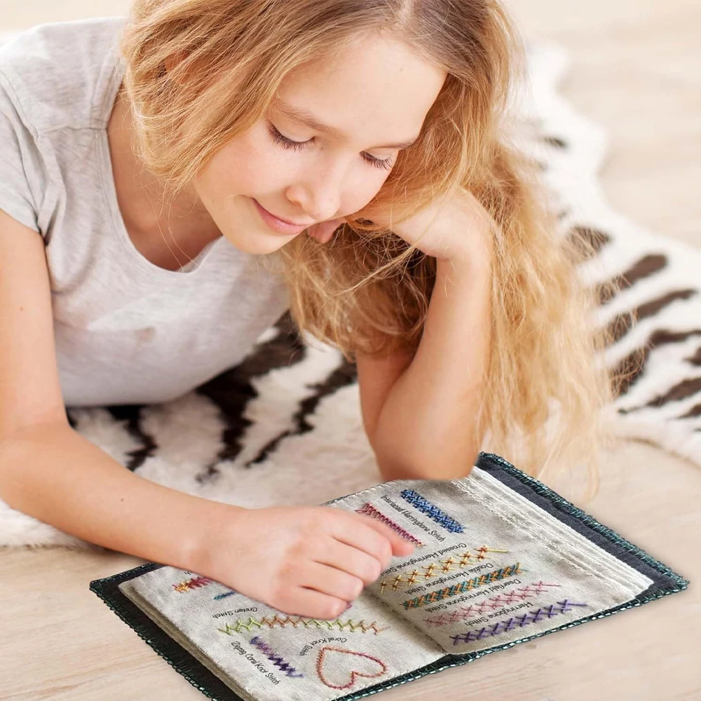 DIY Stitch Book, Embroidery Stitch Book, Embroidery Sewing Book, Sewing Books for Beginners Adult Enhance Your Crafting Skills