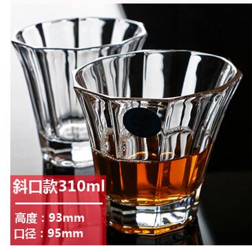 TAQUA Big Whiskey Wine Glass Lead-free Crystal Cups High Capacity Beer Glass Wine Cup Bar Hotel Drinkware Brand Vaso Cop: Yellow
