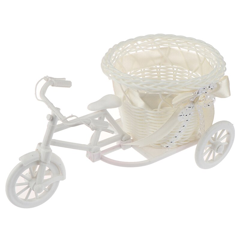 1Pc grande roue panier rond rotin flotteurs fleur Vase pots de fleurs conteneurs petite fleur vélo/Pot de fleur: C