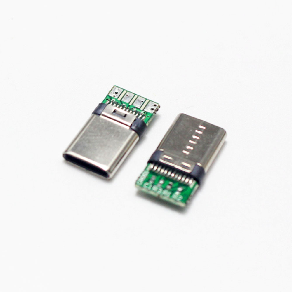 Connecteur USB 3.1 type-c 24 broches mâle/femelle, adaptateur de prise pour fil à souder et câble 24 broches, Support de carte PCB, 10 pièces