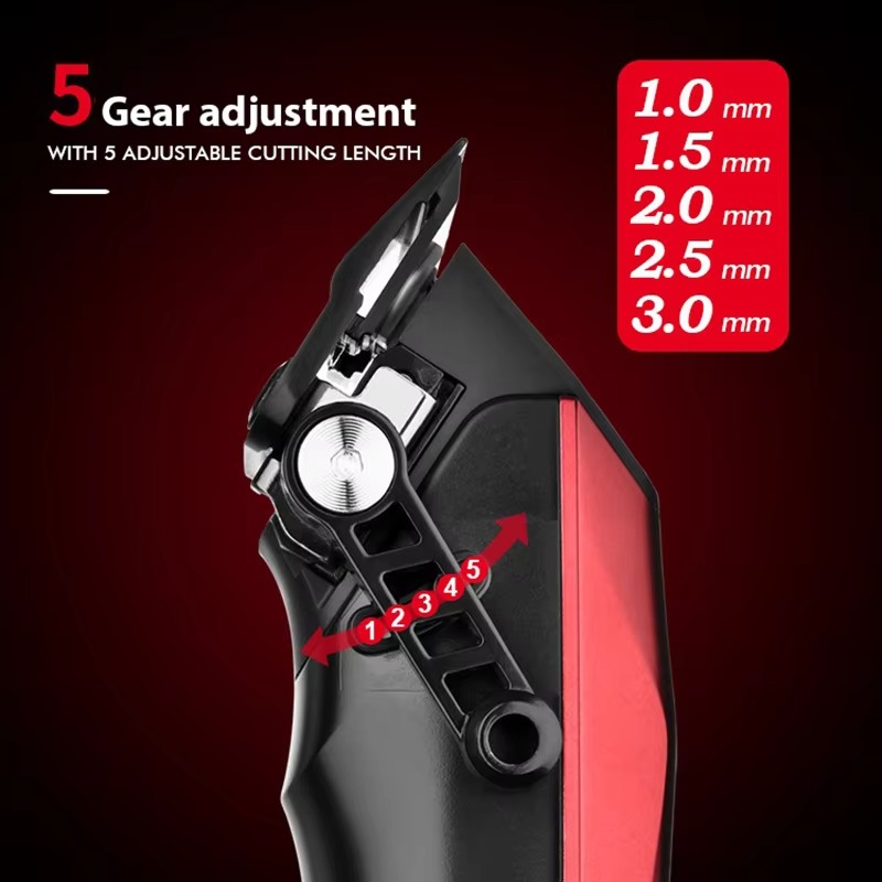 7500 RPM Professionele Tondeuse 0 Afstand DLC Blade Kapper Set 9000 RPM Scheerapparaat Haar Snijmachine Salon Elektrische tondeuse