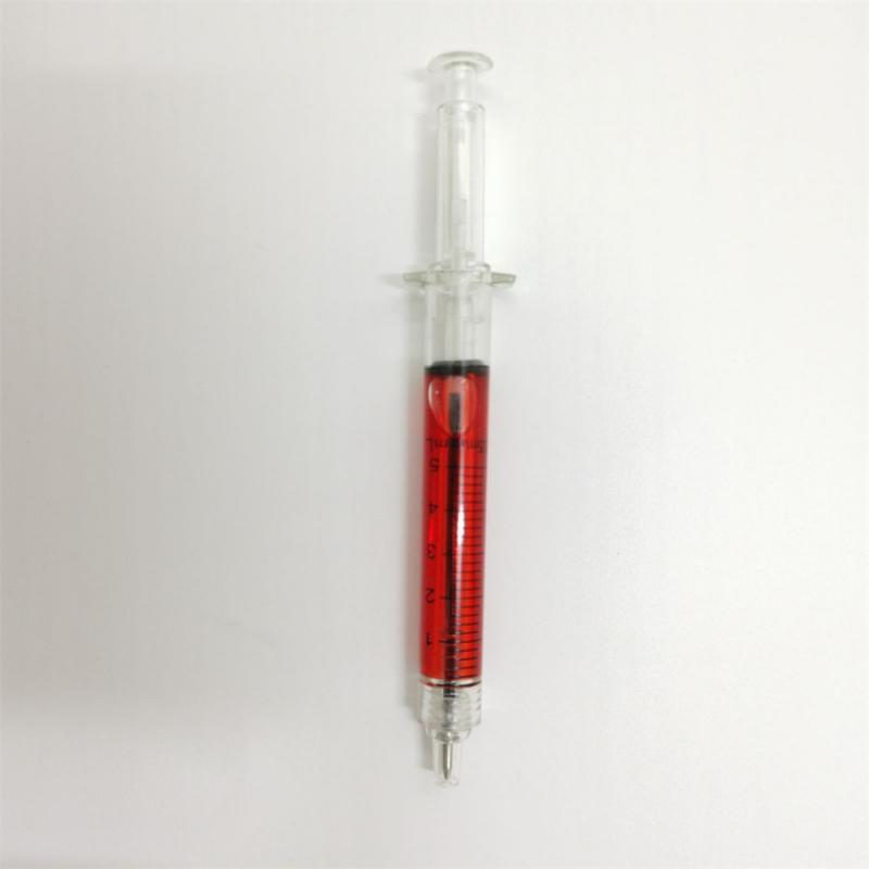 Injectie Vorm Balpen Arts Verpleegkundige Naald Balpen Kantoor School Briefpapier Pen Spuit Naald Balpen Schrijven Tool: Rood