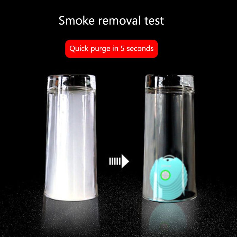 Wearable Air Purifier Mini Portable Air Freshener Ionizer Negative Ion Generator 6XDB