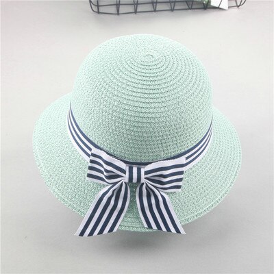 Suogry sommer hat kasket børn åndbar hat stråhat børn dreng piger hatte udendørs strand solhat dragt til 2-6 år gammel: Himmelblå