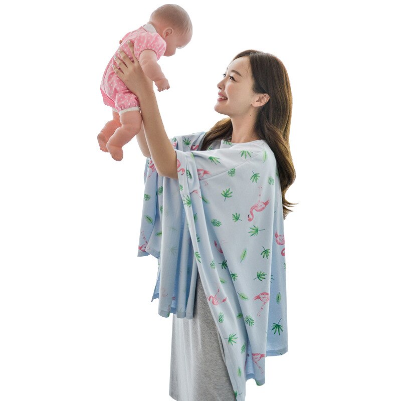 Grote Katoen Borstvoeding Verpleging Covers Baby-autozitje Bedekkingsgraad Verpleging Sjaal Cover Up Schort Verpleging Cape Shawl Kap Jas