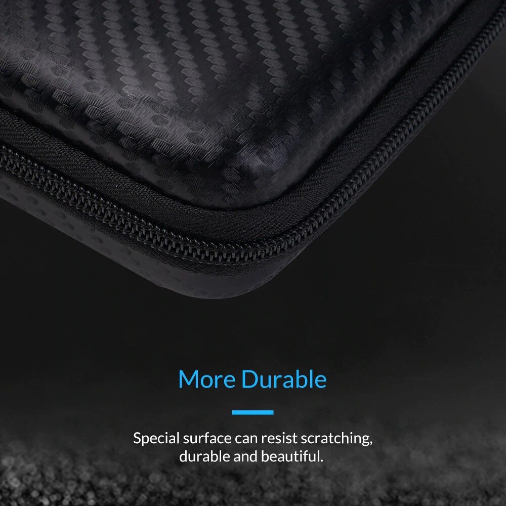 Boîtier de disque dur 2.5 Portable HDD Protection sac pour externe 2.5 pouces disque dur/écouteurs/U disque dur boîtier noir